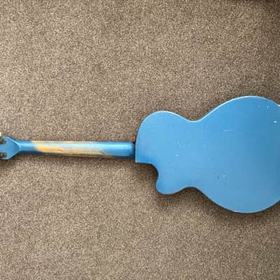 Hofner Colorama 1958-1959 - Two tone silver/blue colour image 12