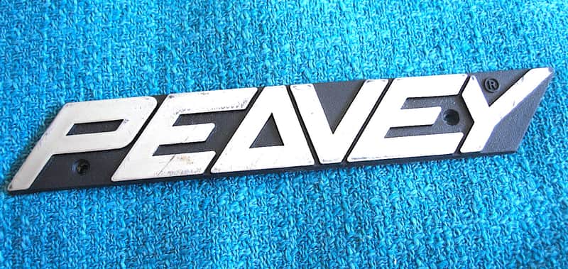 Peavey Amp Amplifier Badge, Emblem Plate - Vintage image 1