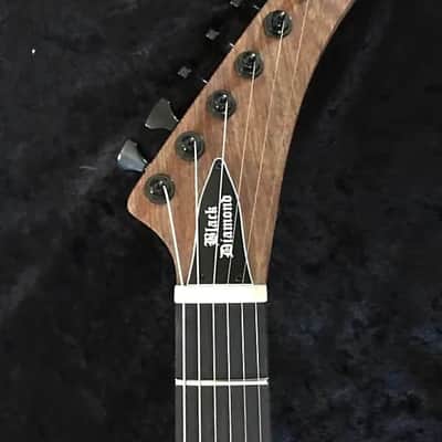 *Pre-Build Order Black Diamond Custom Shop USA PROWLER Guitar w/Chechen top Hand crafted image 6