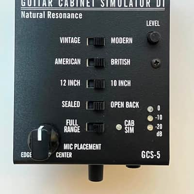 A/DA GCS-3 Guitar Cabinet Simulator 2010s - Black image 1