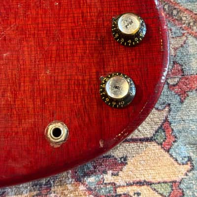 Early 1965 Gibson SG Junior - Cherry - Wide Nut image 7