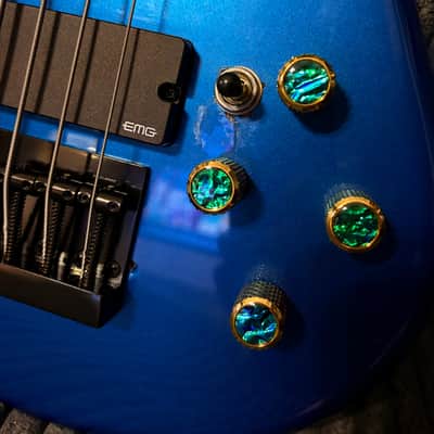 Spector Performer 5 2019 modded- Present - Metallic Blue image 5