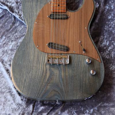 Build to order GB Liuteria Traditional Tele - Green open pore image 11