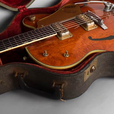 Gretsch  PX 6122 Country Gentleman Thinline Hollow Body Electric Guitar (1960), ser. #35130, original grey hard shell case. image 12
