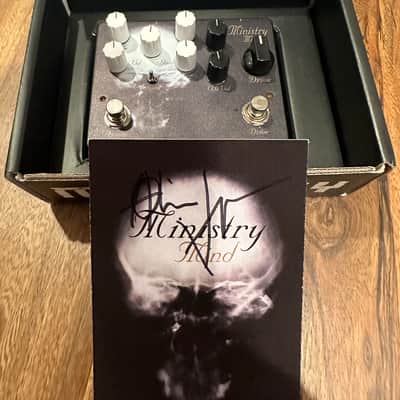 LE Official Ministry “The Mind is a Terrible Thing to Taste” Preamp Overdrive Distortion Signed by Al Jourgensen Marshall JMP-1 Pre Amp Sim Modeling KHDK image 1