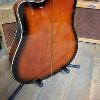 Ventura V3VS Vintage Sunburst Thin Body Acoustic/Electric image 3
