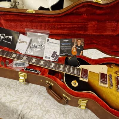 Gibson Les Paul Standard '50s Tobacco Burst Electric Guitar Figured Top image 1