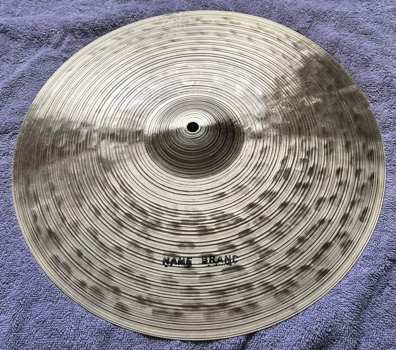 Name Brand 16" Signature Paper Thin Crash Cymbal, 802 Grams, Video Demo. image 1