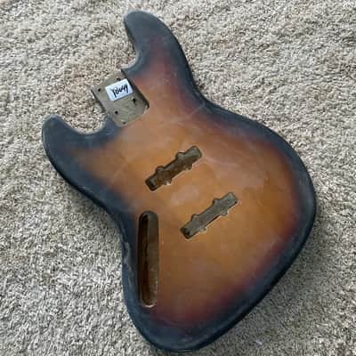 Left Handed 4 String Jazz Bass Style Basswood Body image 1