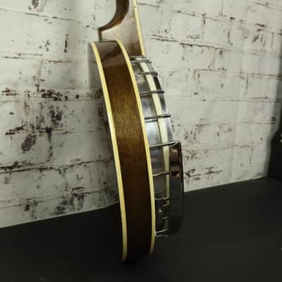 Vintage 1970s Lida Japan 5-String Bluegrass Banjo w/ Mahogany Resonator image 9