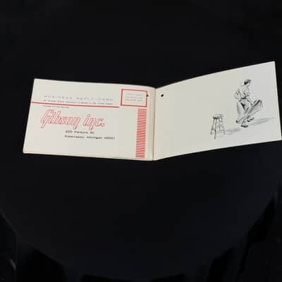 Mint Rare Gibson Owners Manual  1968 - W/ Warranty Card image 4