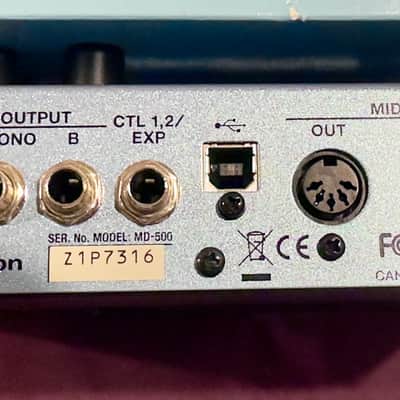 Boss MD-500 Modulation 2017 - Present - Blue image 3