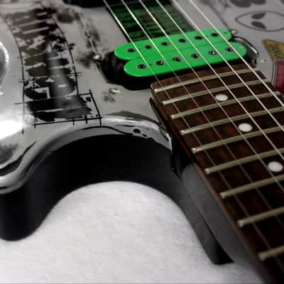 Custom Painted and Upgraded (Aged and Worn) Epiphone LP Special ll With Matching Headstock image 16