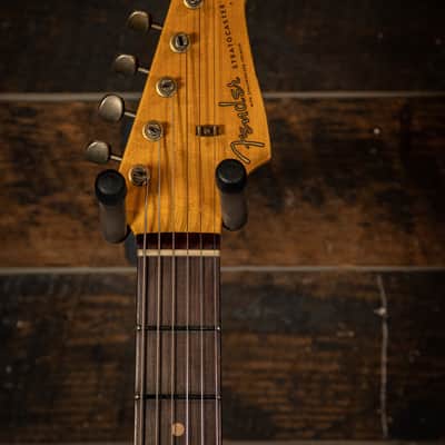 Fender Custom Shop 1959 Stratocaster Relic in Super Faded Aged Shell Pink image 16