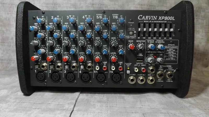 Carvin XP 800L 6-channel powered mixer 2018-19 image 1