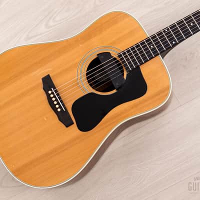 1982 Guild D-50 Bluegrass Special Vintage Dreadnought Acoustic Guitar w/ Sunrise Pickup, Case & Tag, Westerly image 1