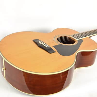 Yamaha CJ-818 Country Jumbo Natural Acoustic Guitar w/ OHSC image 3