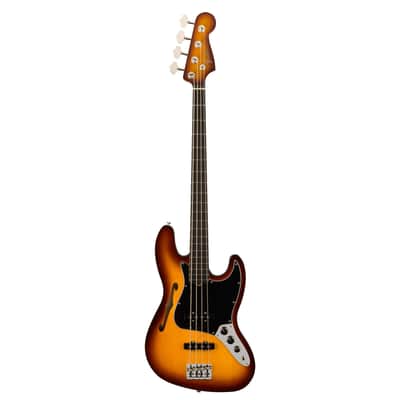 Fender Limited Edition Suona Jazz Bass Thinline - Ebony Fingerboard, Violin Burst image 2