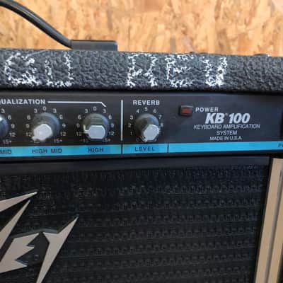 Peavey KB 100 3-Channel 100-Watt 1x15" Keyboard Amplification System 1980s - Black image 3