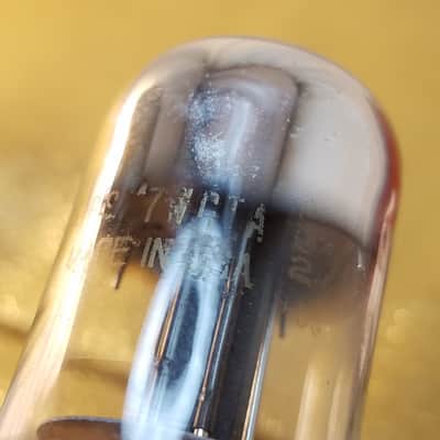 Sylvania Perfect 0% Matched Pair (2) JAN-CHS-6SN7WGT WGTA tNOS AT1000 TESTED Balanced! PI Vacuum Tubes 3-hole Bad Boy rugged military dual triode 1951-1957 image 17