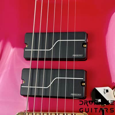 ESP LTD Stephen Carpenter SC-607B Baritone 7-String Electric Guitar w/ Case - Magenta Metallic image 6