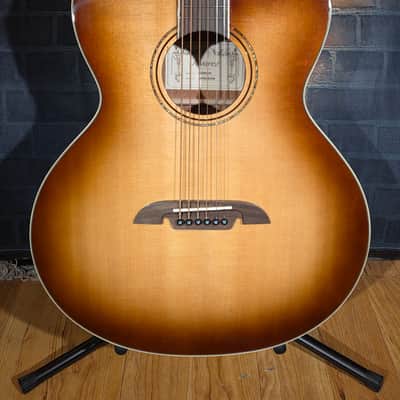 Alvarez ABT60ESHB Artist Series Baritone Shadowburst w/ Electronics & Original Gig Bag image 6