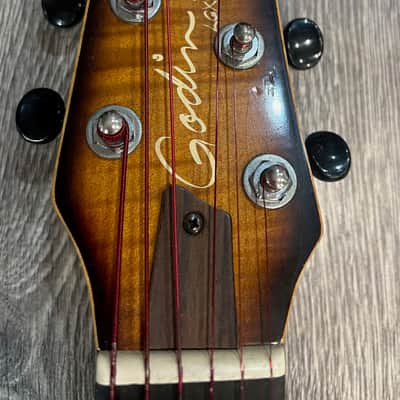 Godin LGX-SA 2012 - Cognac Burst AA Flame Top image 5