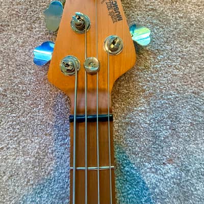Ernie Ball Music Man StingRay Special 4 HH with Roasted Maple Fretboard - Soda Pink Sparkle image 4