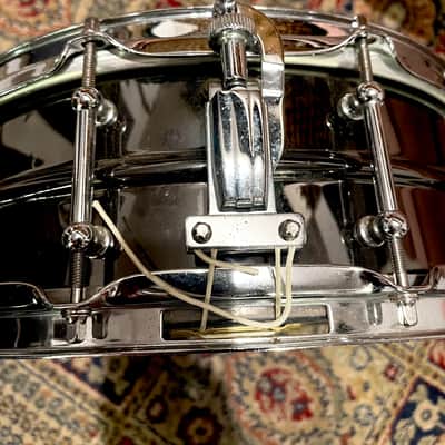 Worldmax (vintage classic) 14 x 5 Black Brass Snare Drum image 4