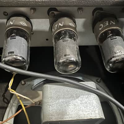 Vintage 1960’s Teisco 73 Tube Amplifier Twin 8” Speakers w Tremolo MIJ Japan Guitar Amp image 6