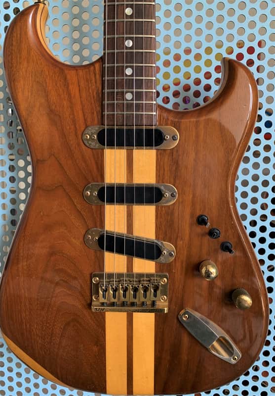 EL MAYA Neck Through Strat 1980 natural image 1