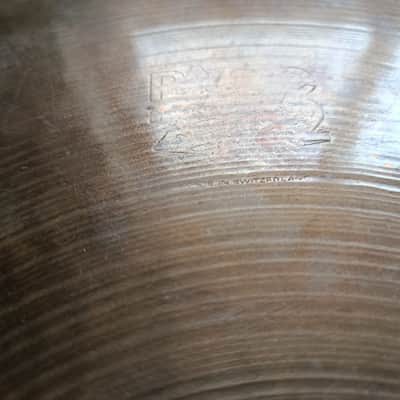 1977 Paiste 2002 crash 16" medium hi-hat 970g image 3