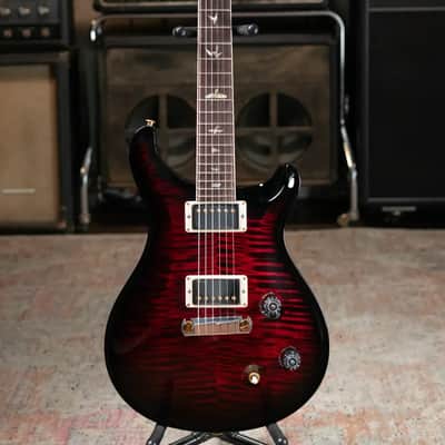 PRS McCarty Flame Maple 10-Top Electric Guitar - Fire Red Wrap Smokeburst with Hardshell Case image 4