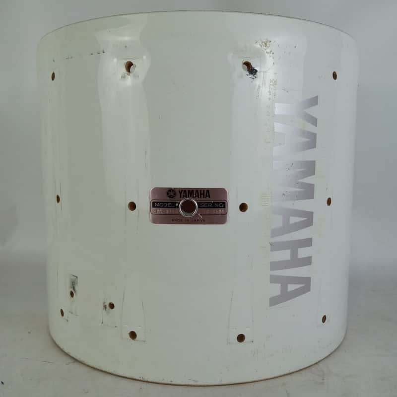 Yamaha MS814U 12x14"8000 Tour Custom Marching Snare Drum Shell Piano White Japan image 1