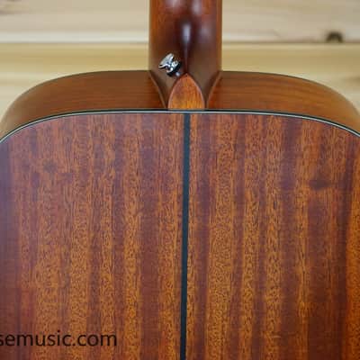 Yamaha FGX3 Red Label Dreadnought Acoustic-Electric Guitar - Natural image 10