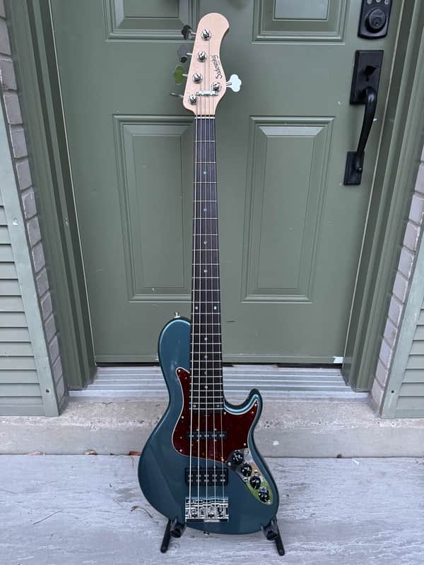 Sadowsky NYC Single Cut 5 String 2022 - Teal Green / BRW | Reverb