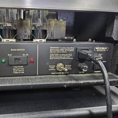 1997 Mesa Boogie Dual Rectifier Solo Head 2-Channel 100-Watt Guitar Amp Head - Black image 15