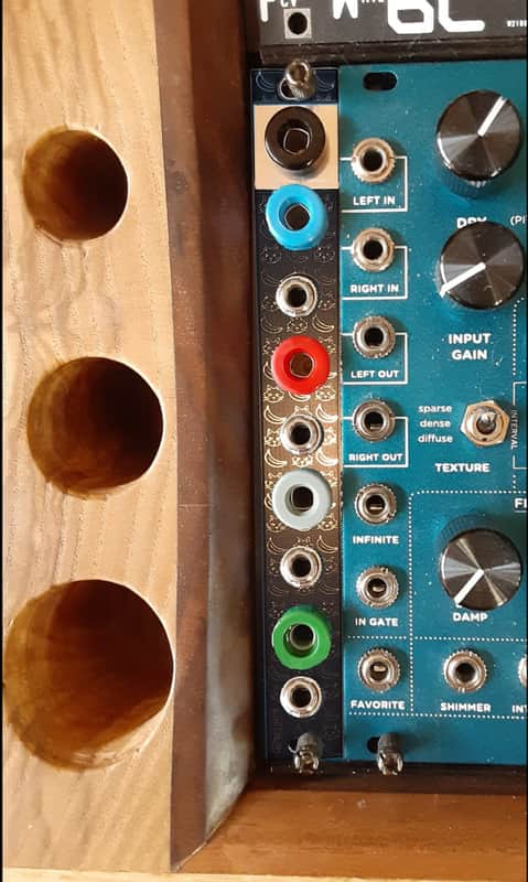 Waveform Magazine 3HP 3U ASSEMBLED Format Jumbler Cats N' Bananas Eurorack/Banana Jack Passive Module 14HP Waveform image 1