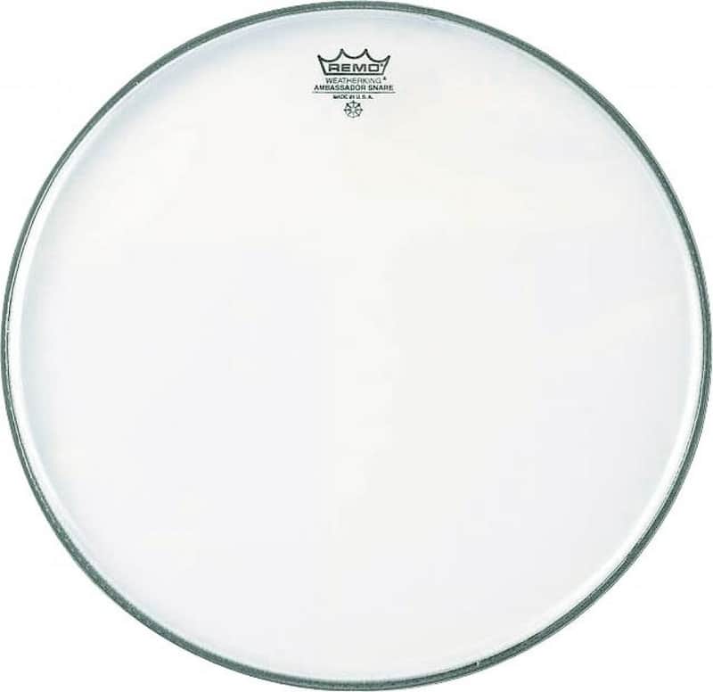 Remo Ambassador Hazy Snare Side Drum Head 14" image 1