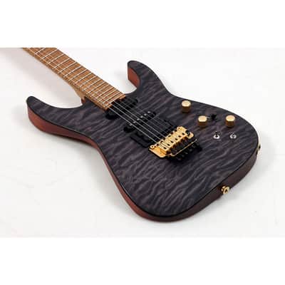 Jackson USA Signature Phil Collen PC1 Electric Guitar Regular Satin Transparent Black image 3