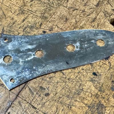 Vintage 1971 Fender Jazz Bass control plate image 2