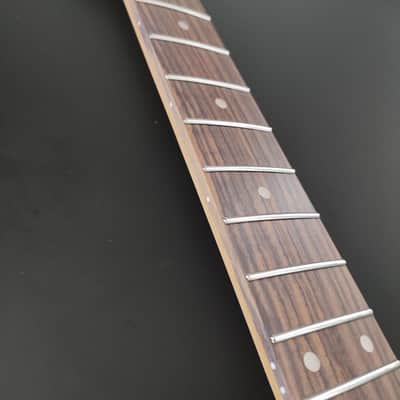 Strat style 22 frets Unfinished Roasted Mapple Neck, rosewood Paddle Neck image 5