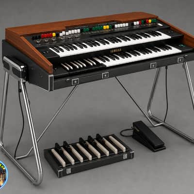 Yamaha YC45d ✅ Ultimate Rare Vintage Combo Organ from the '70s ✅ MINT Collector's Condition ✅ Complete Set with Pedals, Bass Pedals, Lid & Original Legs ✅ Fully Serviced ✅ Worldwide FREE Shipping!! image 8