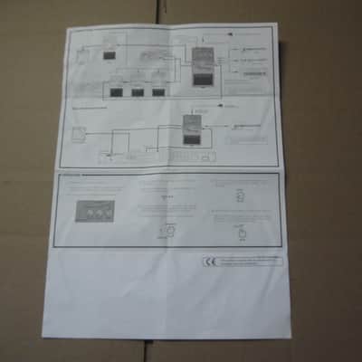Boss original INSTRUCTIONS for GE-7, CS-3, and NS-2 (NO pedals, NO boxes, NO other items) 2010s (copyright years, 2010, 2015, and 2016) - white matte paper - black print, black graphic image 20