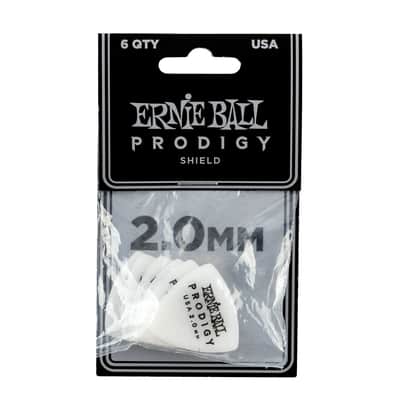 Immagine Ernie Ball Prodigy Shield 2mm White (6 Pack) - 2