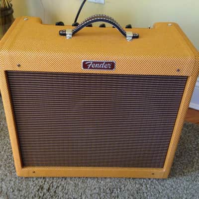 Fender Blues Junior — Lacquered Tweed with Eminence Cannabis Rex Speaker