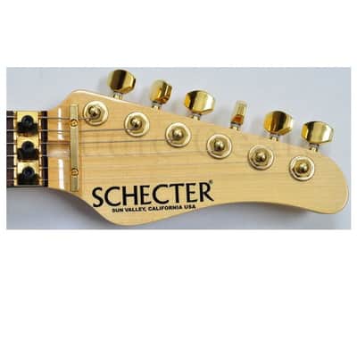Schecter CET Koa Top USA Custom Shop Electric Guitar Tobacco Burst image 20