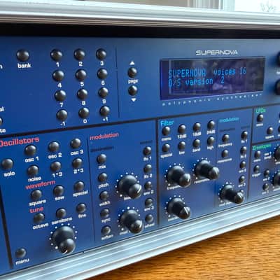Novation Supernova Polyphonic Rackmount Synthesizer in Flight Case image 3