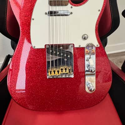 Upgraded Squier FSR Bullet Telecaster - Red Sparkle image 2