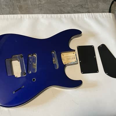 1990 Japan Charvel 275 Deluxe Candy Blue Guitar Body Floyd Ready image 1